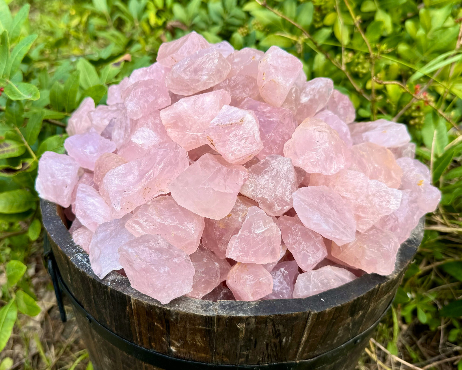 Rough Natural Rose Quartz Wholesale Bulk Lots, LARGE 2 – 3″ Rose Quartz Crystals