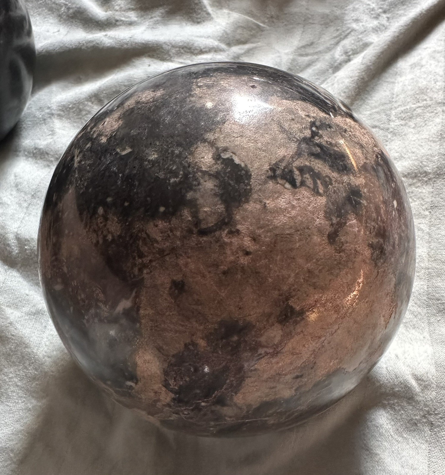 6 Solid Marble Polished Balls Decorative Sphere/ Orb Heavy Stone 3.75-4”