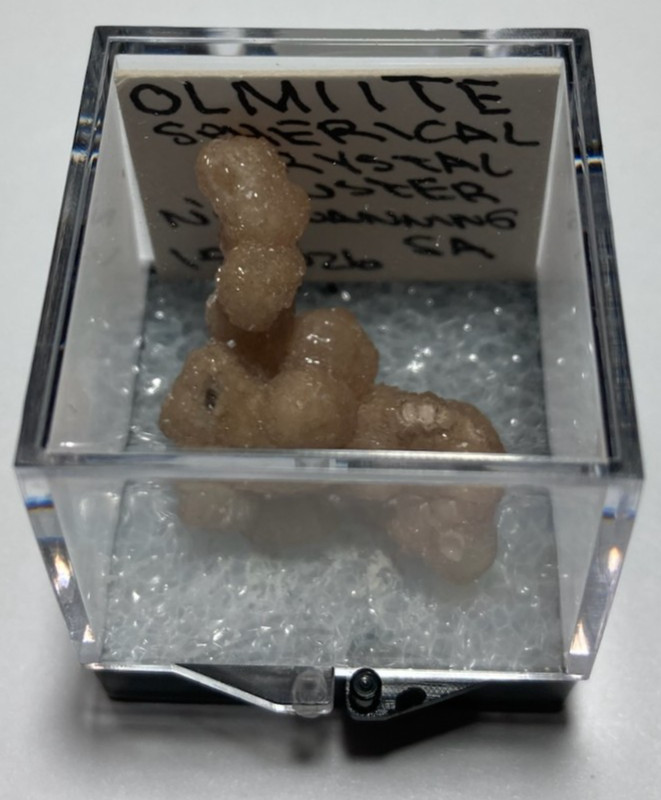 Rare Olmiite spherical ball cluster Thumbnail from South Africa