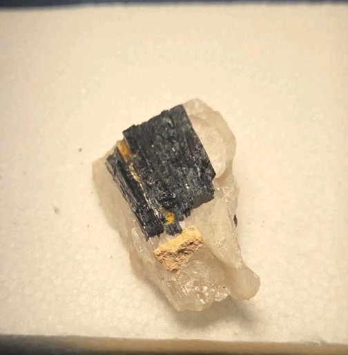 Black Tourmaline In Quartz Matrix Natural 2.25×1.4x.9 Inches Phenomenal