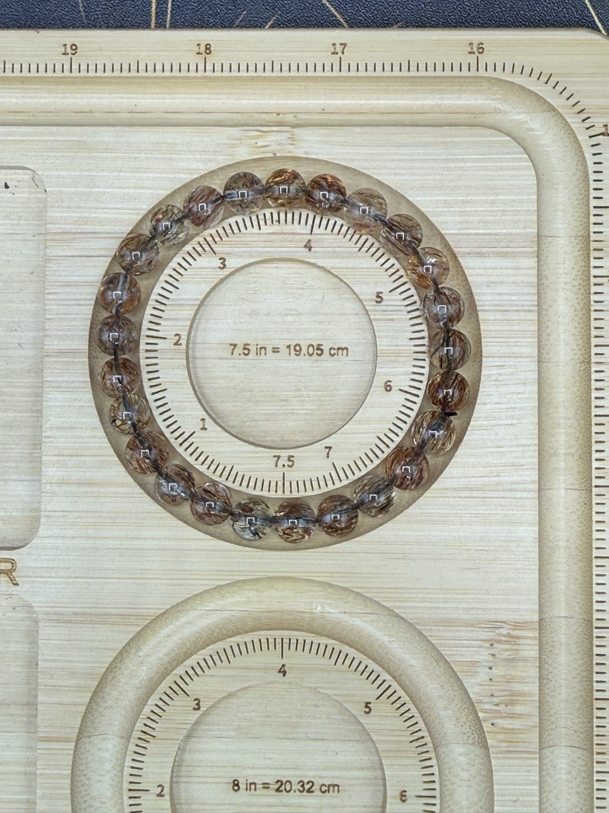 Natural HQ Black & Copper Rutilated Quartz Bracelets Free shipping
