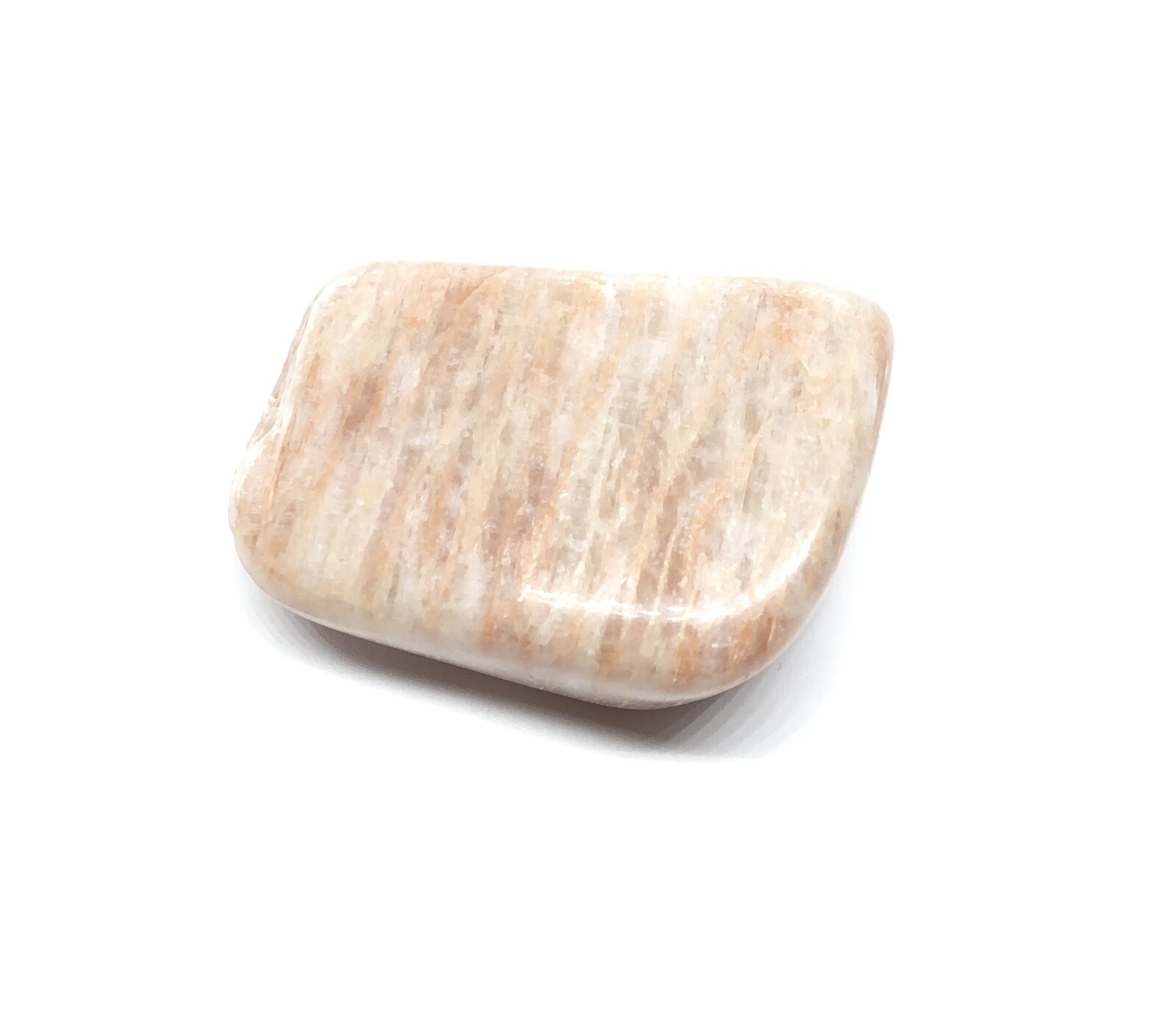 Salmon Moonstone Polished 53g 1 1/2in
