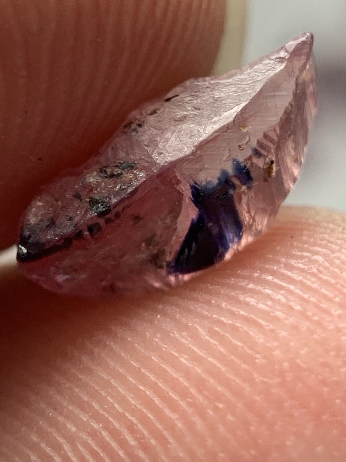 1.46 Crts Extremely Rare Stunning Facet Grade Pink & Blue Winza Sapphire @winza