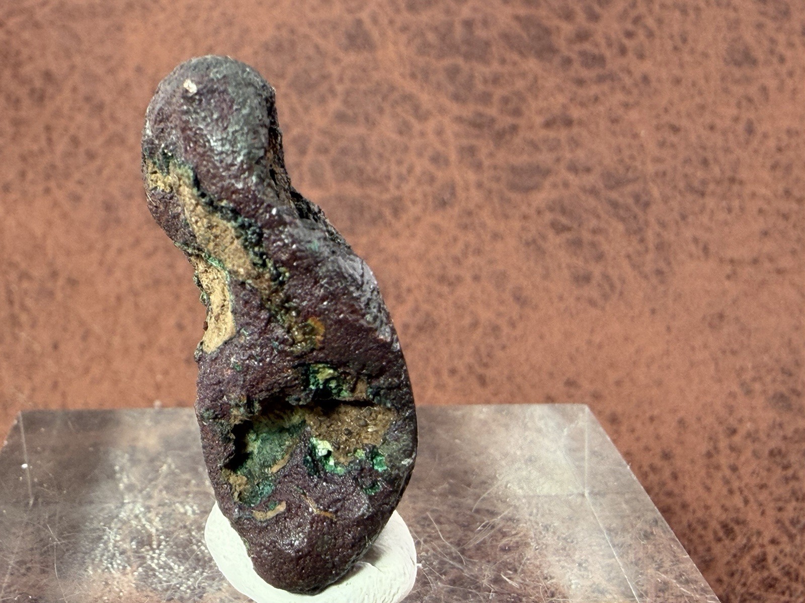 Natural Oxidized Green Glacial Float Copper with Buffed Finish, Michigan 28.3 g