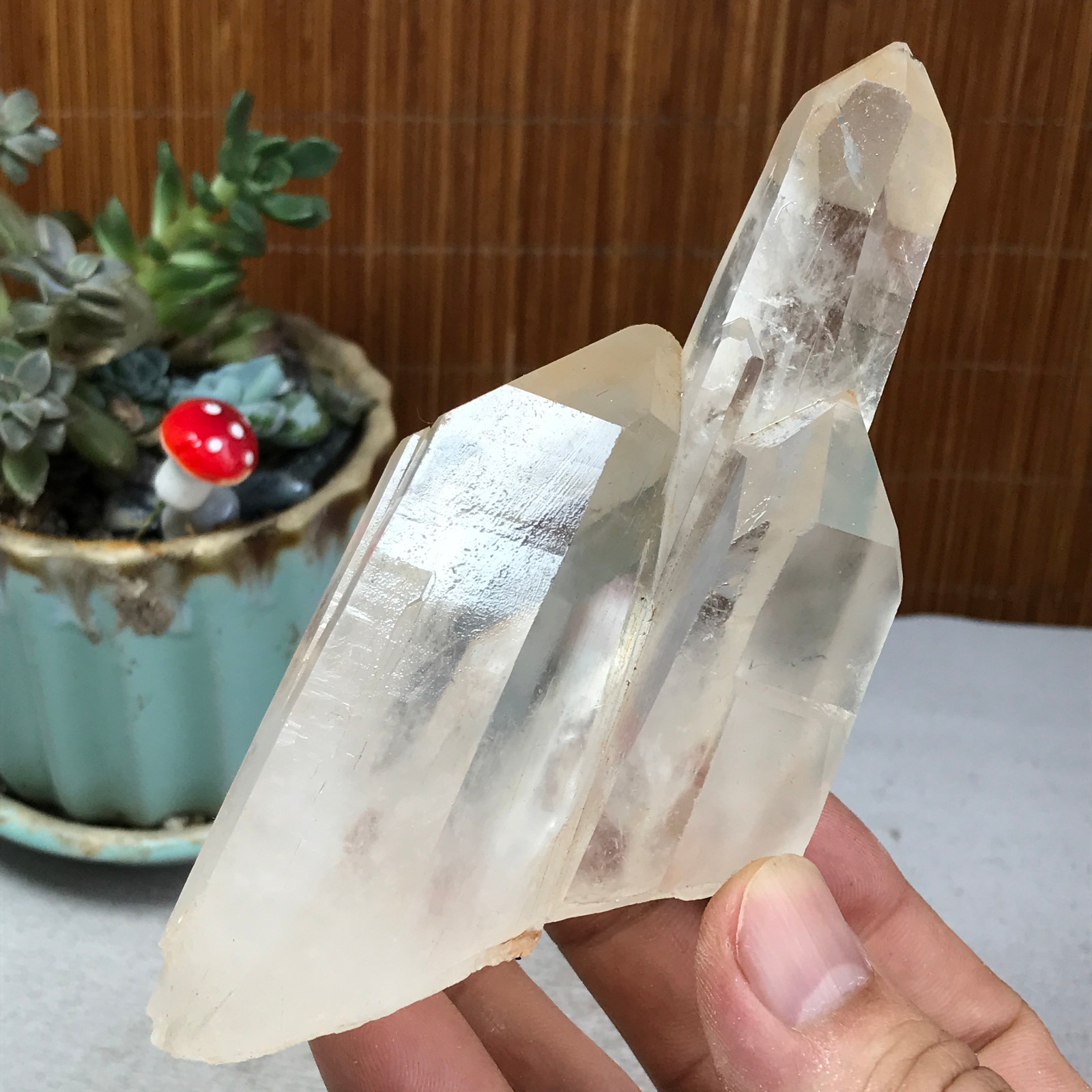 90-55-40mm Natural crystal clusters pretty Quartz Mineral Specimen 258g A6221
