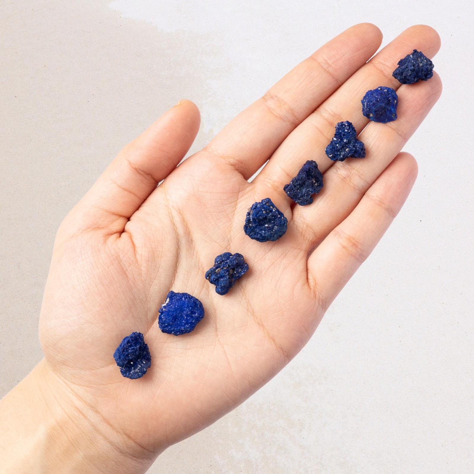 Azurite Cluster Natural Mineral Specimen Raw Crystal Collector Stone Gift Decor