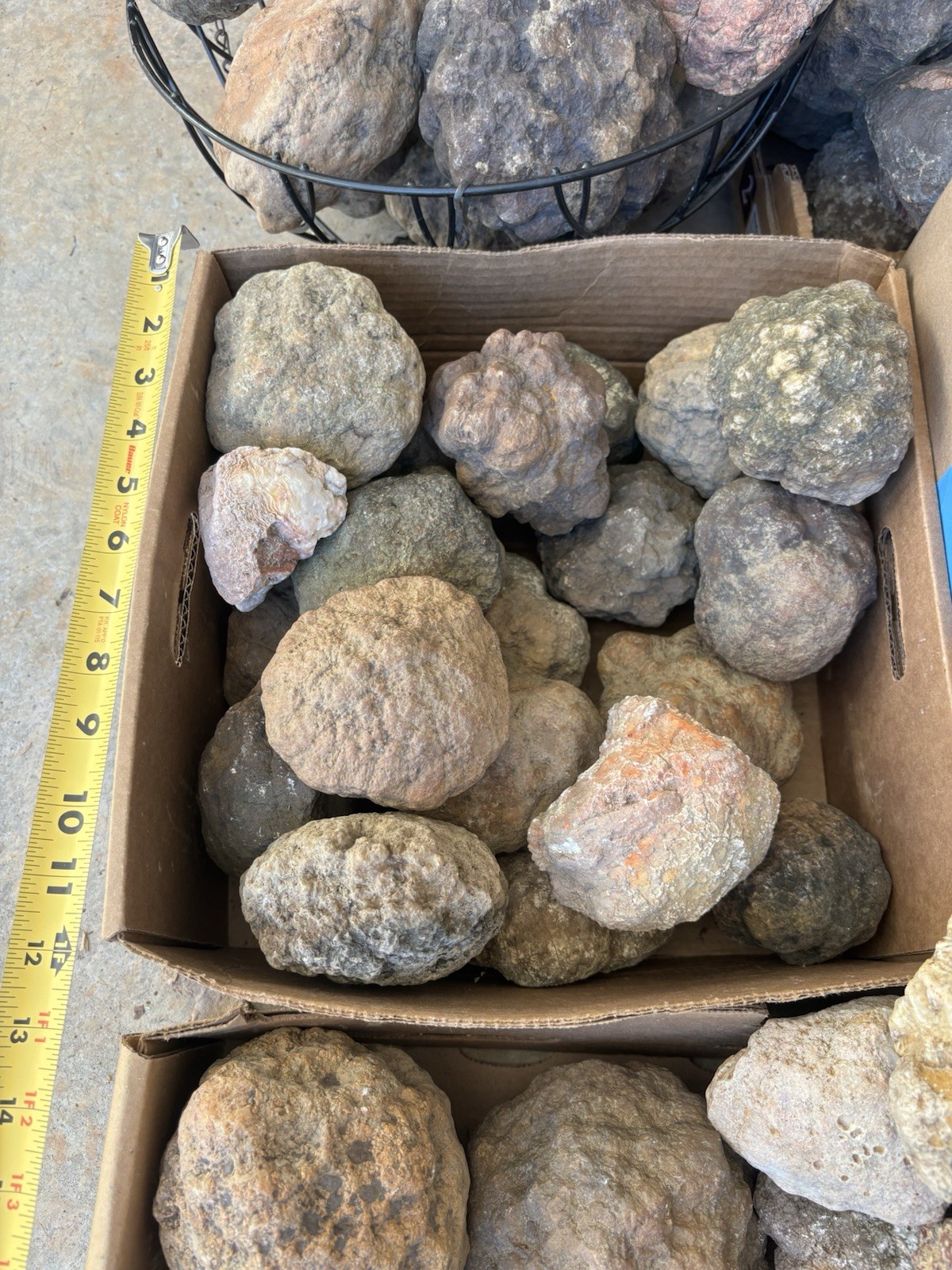 15 lbs Unopened Geodes Lot Natural Quartz Crystal Break Your Own Geode/ Lapidary