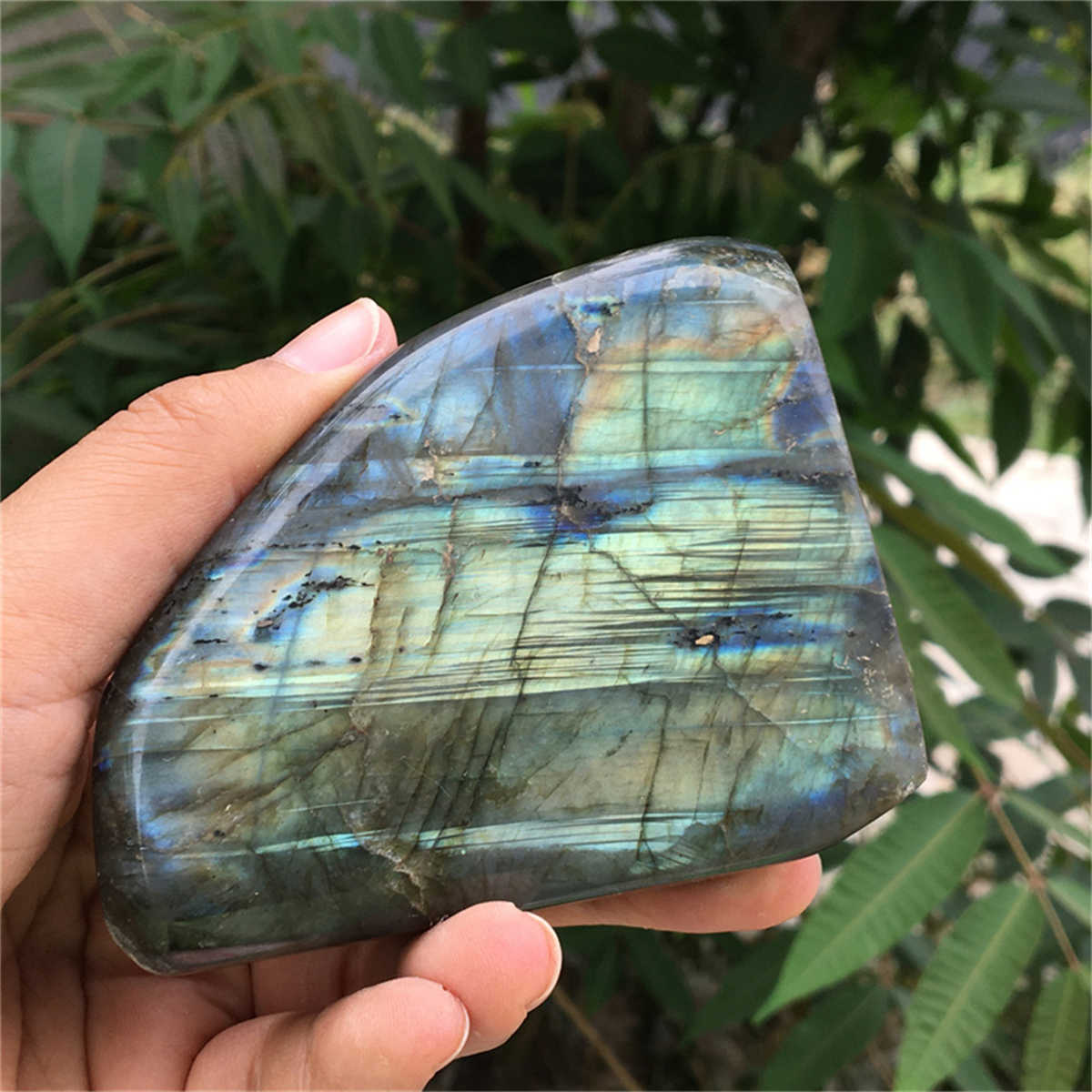 370g Natural Labradorite Mineral Quartz Crystal Mineral Reiki healing