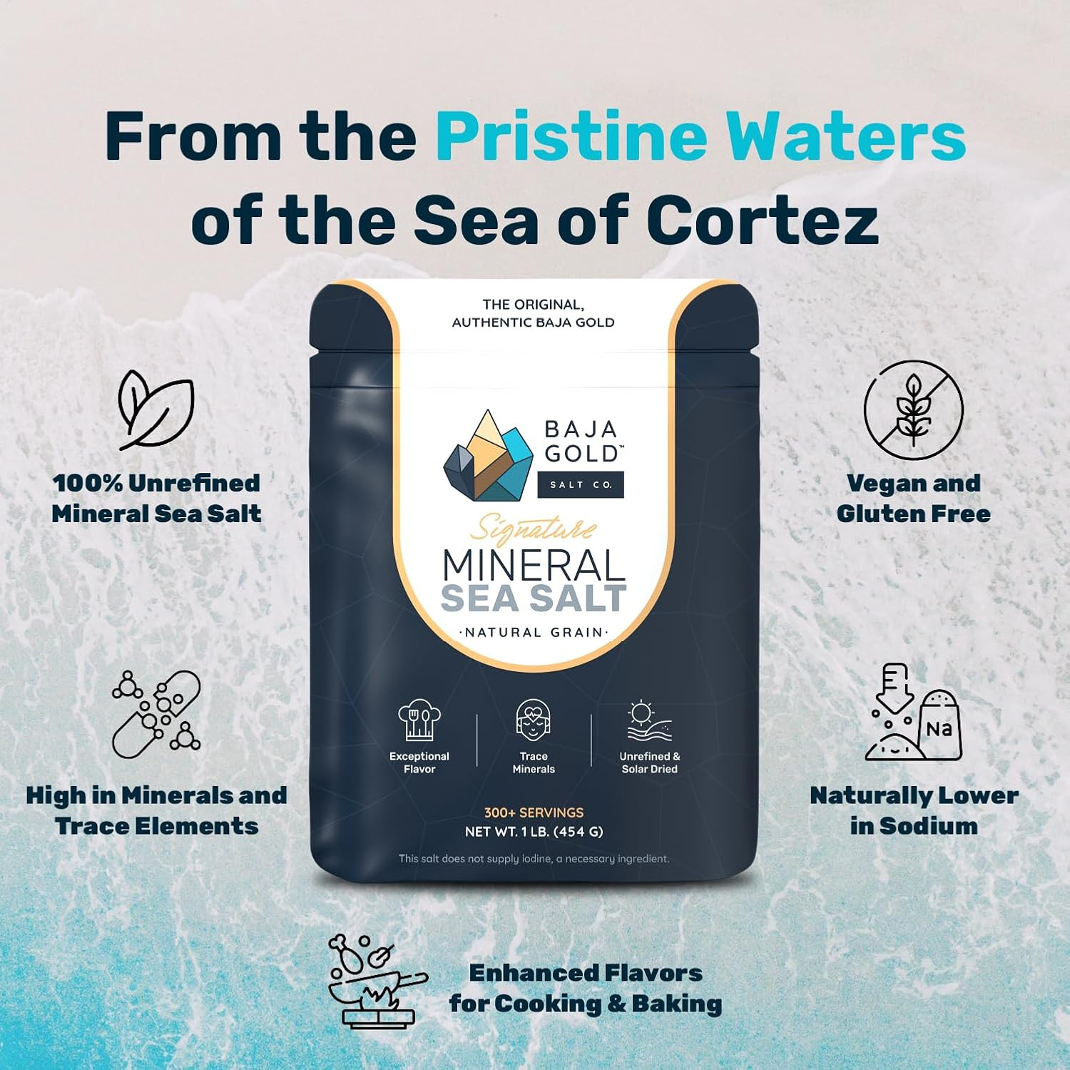 Signature Mineral Sea Salt – Recommended by Gary Brecka – Organic Natural Grain