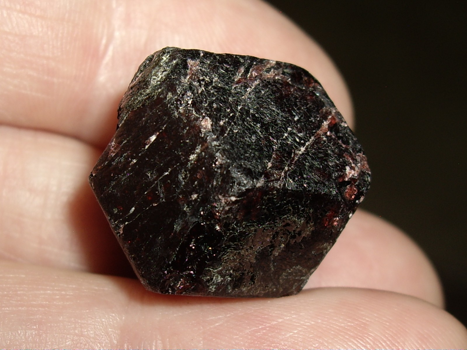 Deep Red Medium Large Almandine Garnet Crystal 25.5g