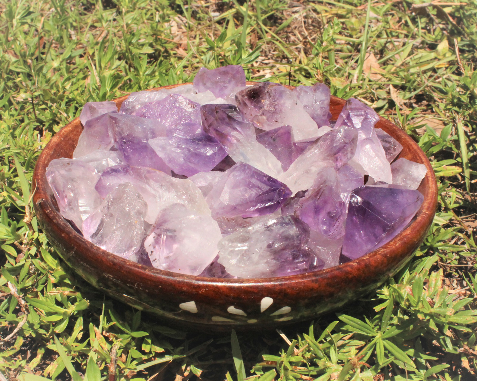 1/4 lb Bulk Lot Purple Amethyst Crystal Quartz Points & Pieces (4 oz)