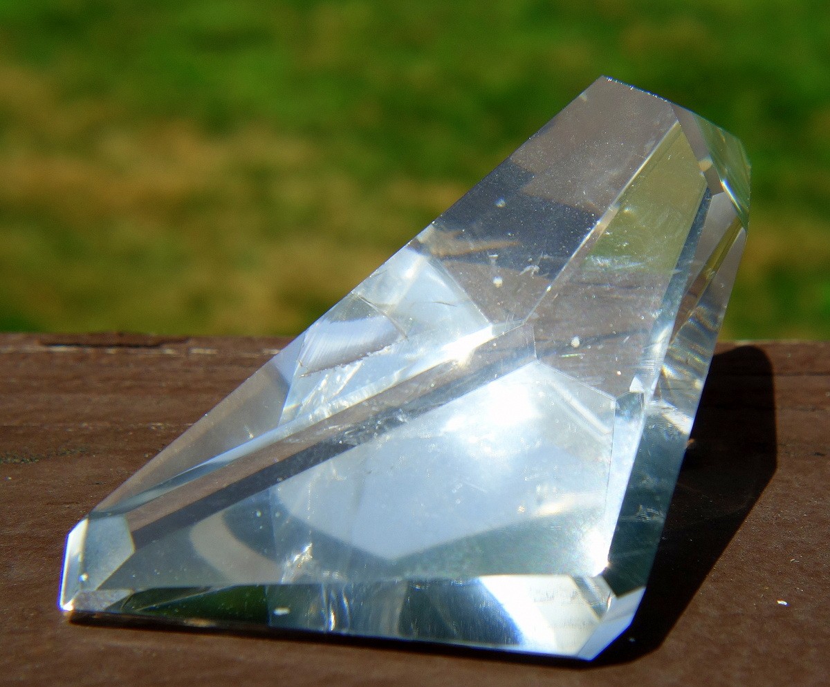 Polished Lemurian Quartz Free Form Crystal Portal