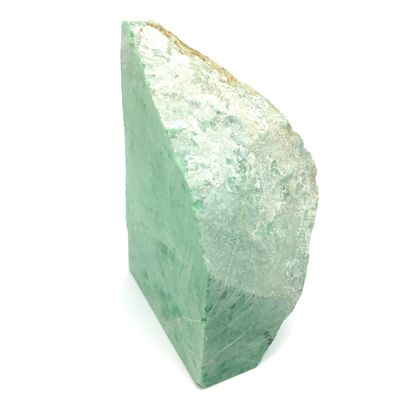Siberian Jade Lapidary Stone Chromium Green Jadeite Jade Polar Urals Russia 188g