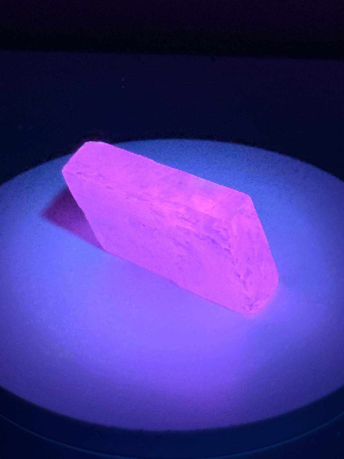 STUNNING Iceland Spar Calcite Crystal Specimen w/ Terlingua-like Fluorescence