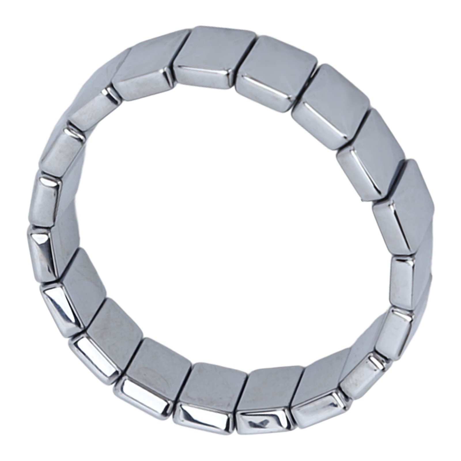 Terahertz Stone Bracelet Faceted Rectangle Pain Relief Bracelet For