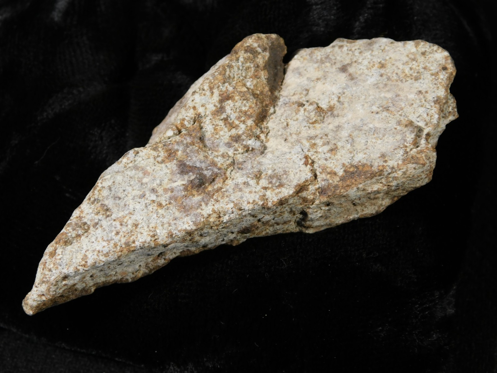 Classified NWA 8245 METEORITE Spots of Dark Fusion Crust! Erfoud, Morocco 68.7gr