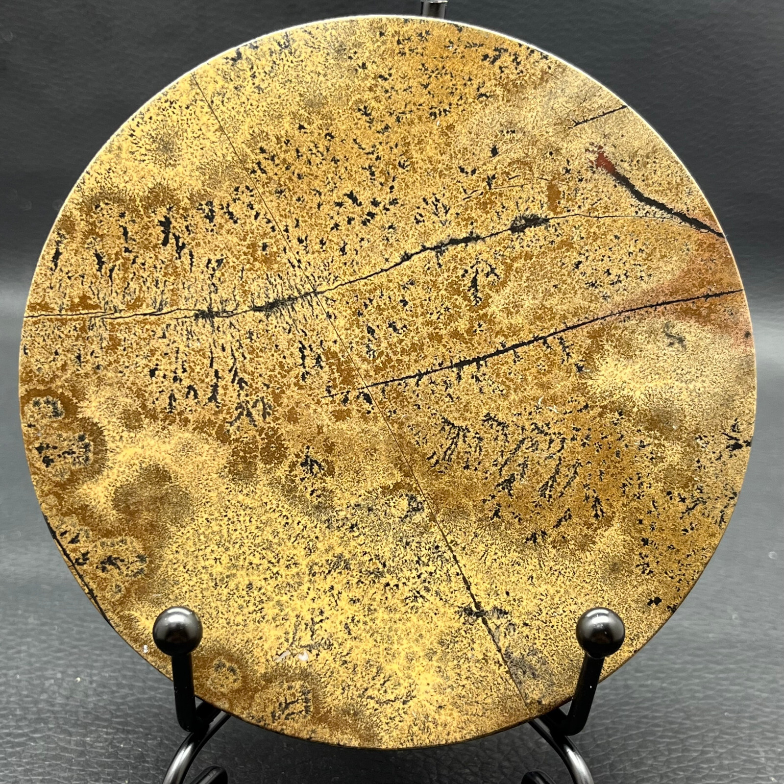 129G Natural Chinese painting stone crystal ornaments for home decoration L6