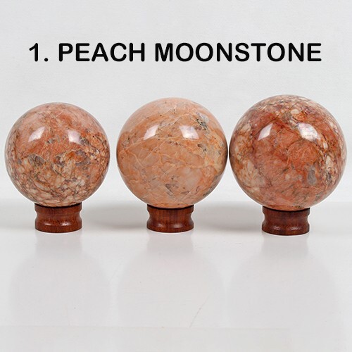 7 Kilo Natural Multi Gemstones Crystal Healing Ball /Sphere Wholesale Lot~ 24 Pc