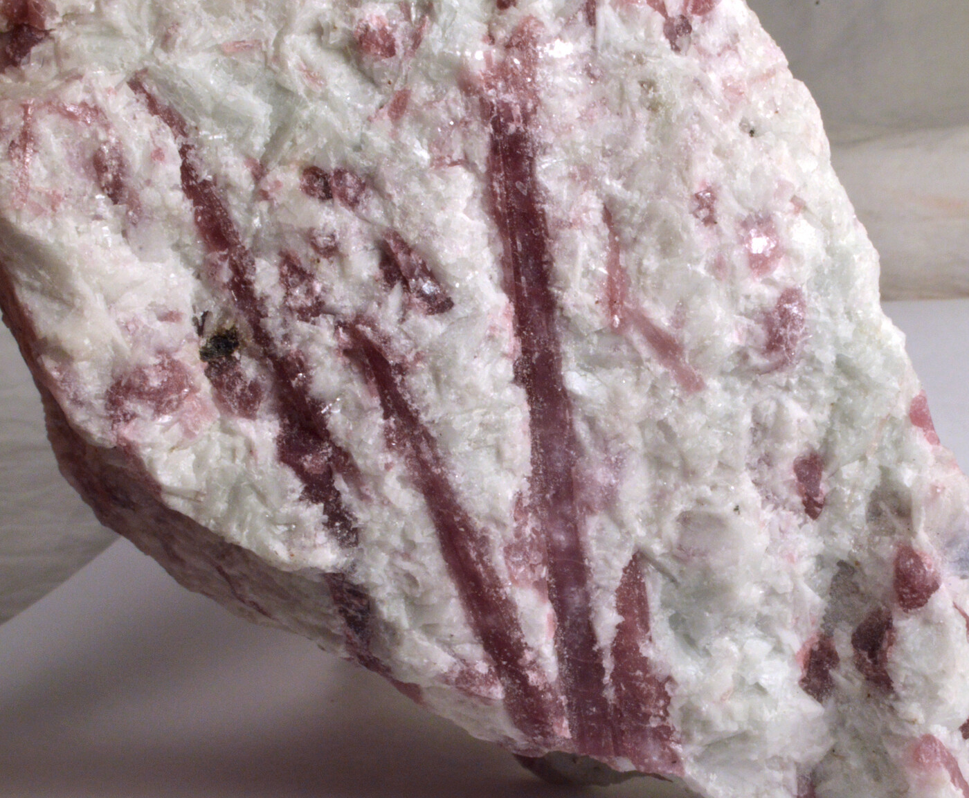 #5643 Rubellite Pink Tourmaline in matrix – Brazil – almost 1 1/2 pounds