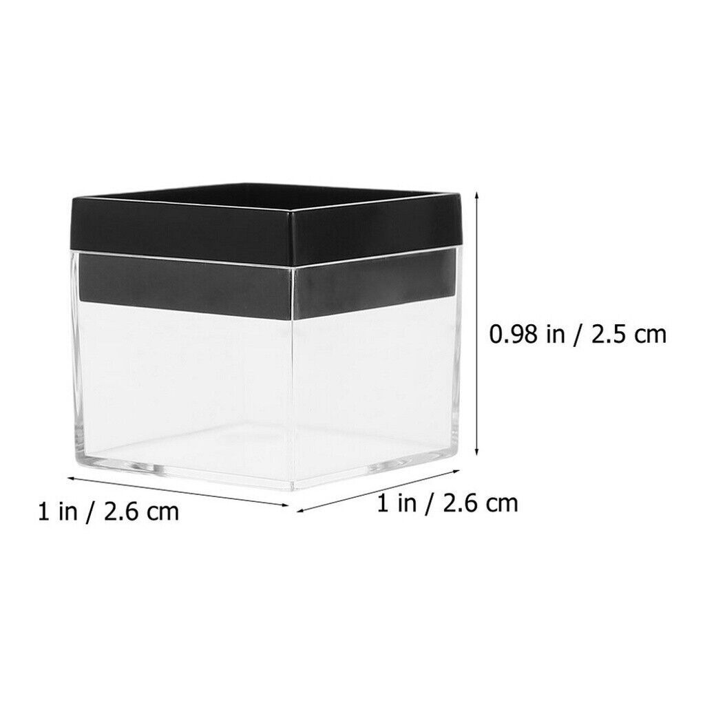 Mineral Display Specimen Box Rectangle Square Display Case Jewelry Organizer USA