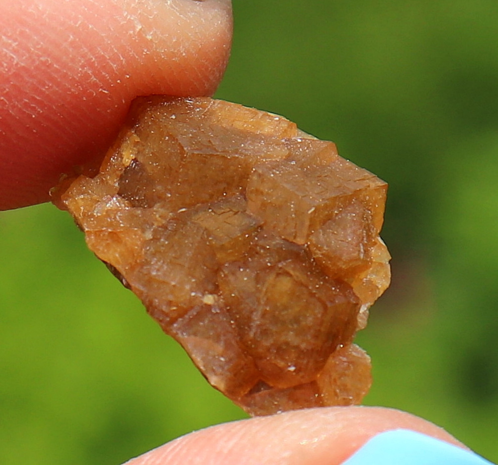Andradite Garnet Gemmy Golden Brown From Dal’negorsk Russia 1.8 Cm’s