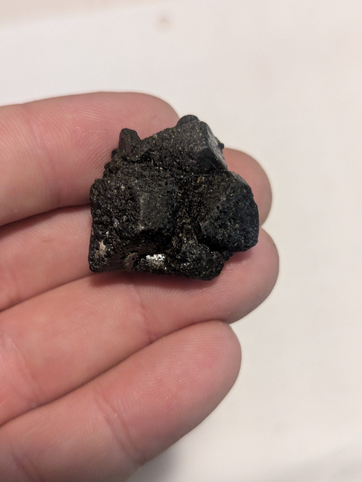 Funky Epidote Crystal Magnetite Pseudomorph Cluster Specimen
