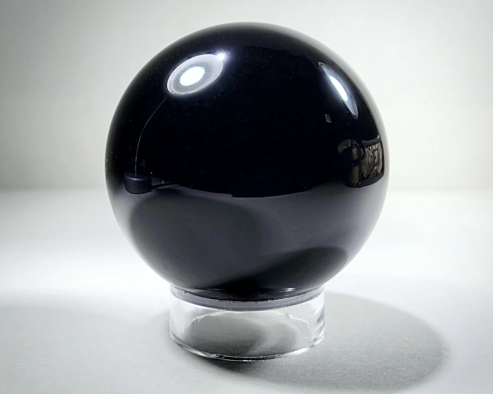 80mm Large Black Crystal Ball, Crystal Fortune Telling Ball, Quartz, 3.15 Inch