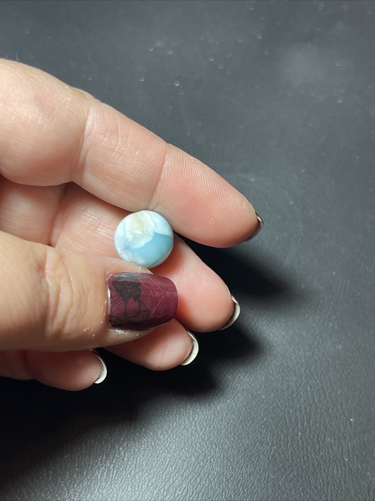 Larimar Mini Sphere Ball Orb Marble 12mm