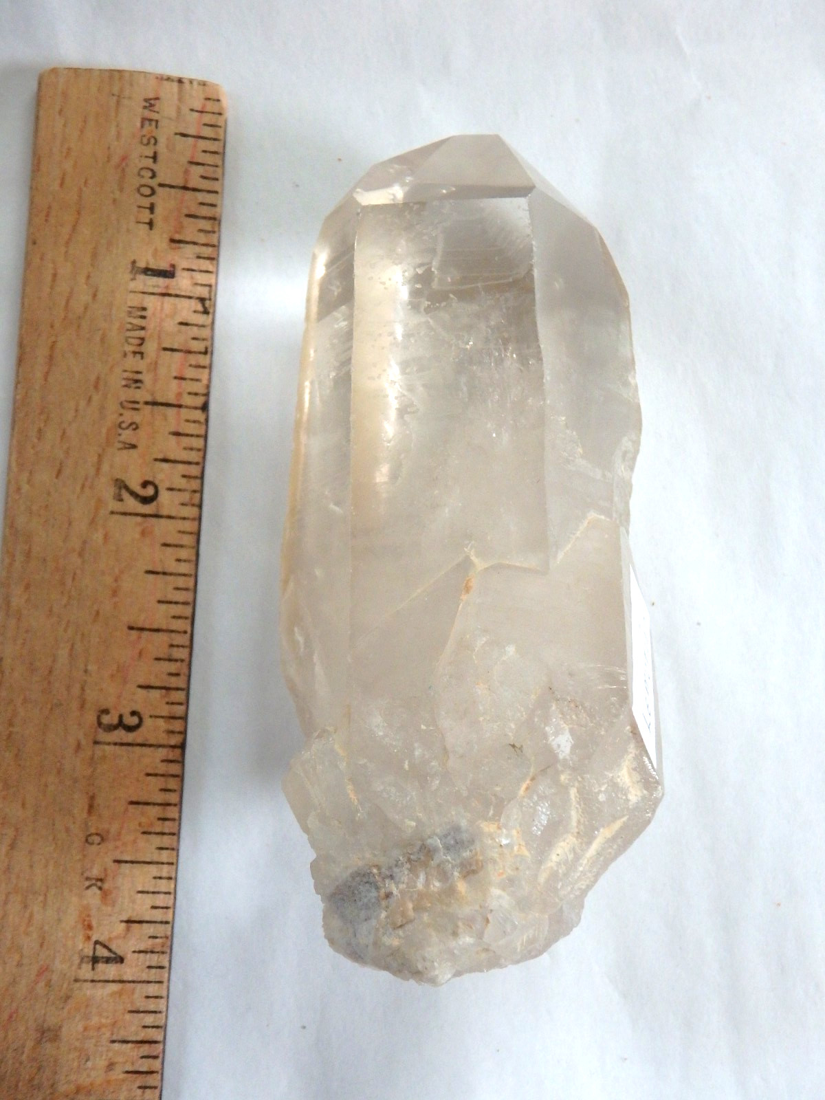 Crystal ✨ Beautiful Clear Lemurian Point Natural Record Keepers 167 grams