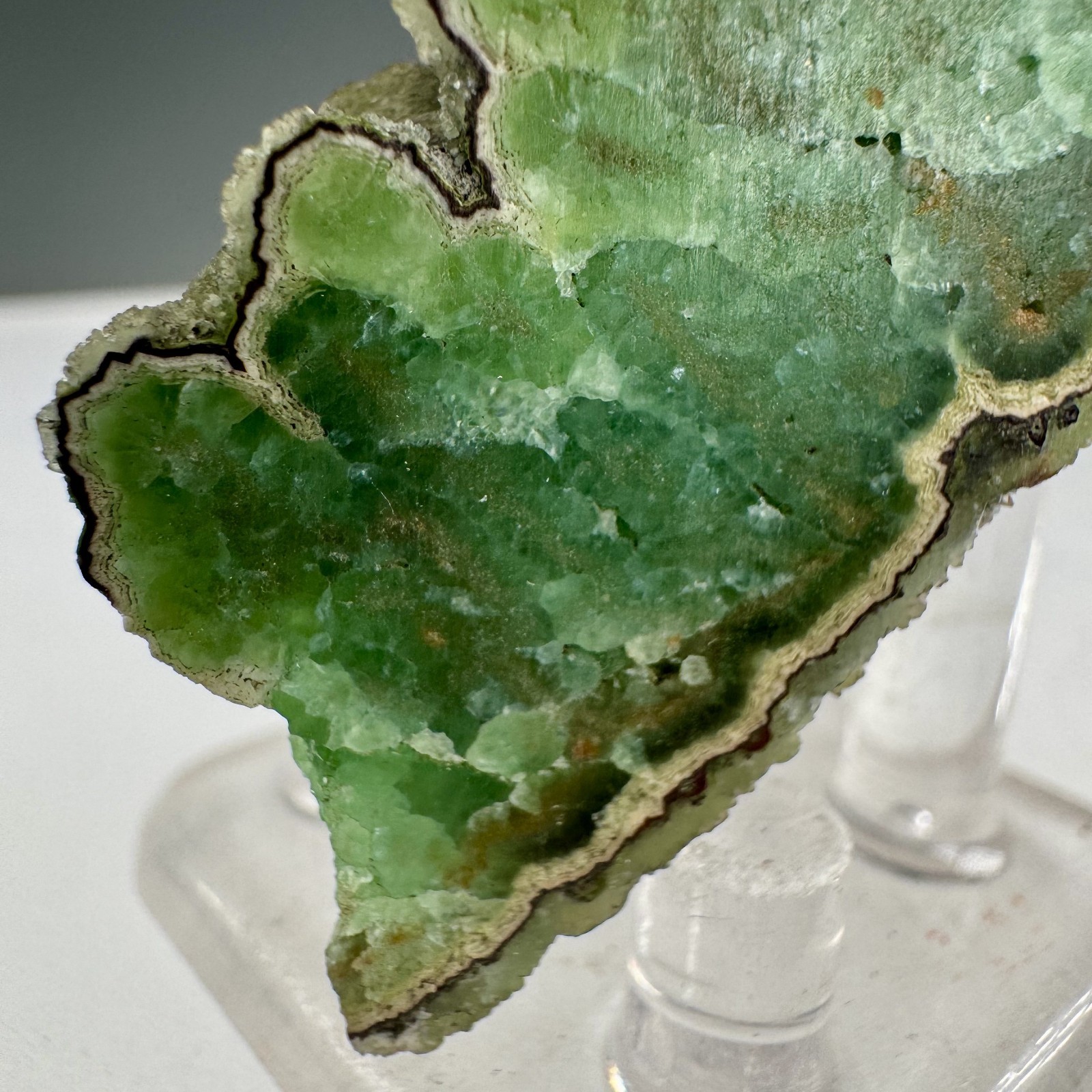 Beautiful Solid Green Smithsonite: Tsumeb Mine, Tsumeb, Namibia- Unusual!!