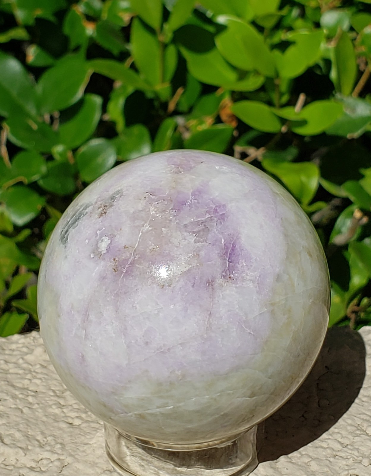 2.1″ Hackmanite Mineral Sphere Orb Ball STRONG UV, 241g or 8.5 oz