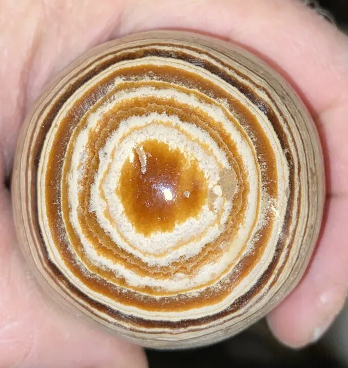 2 inch brown aragonite sphere