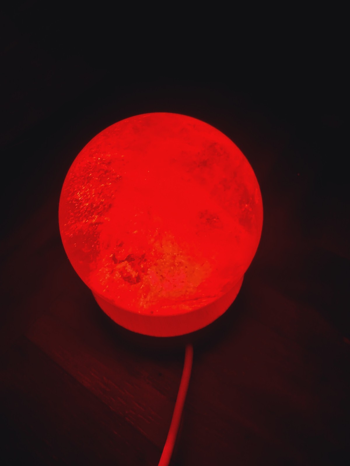 Garden Quartz Crystal Sphere Very Clear With Light Stand Included HIGH QUALITY