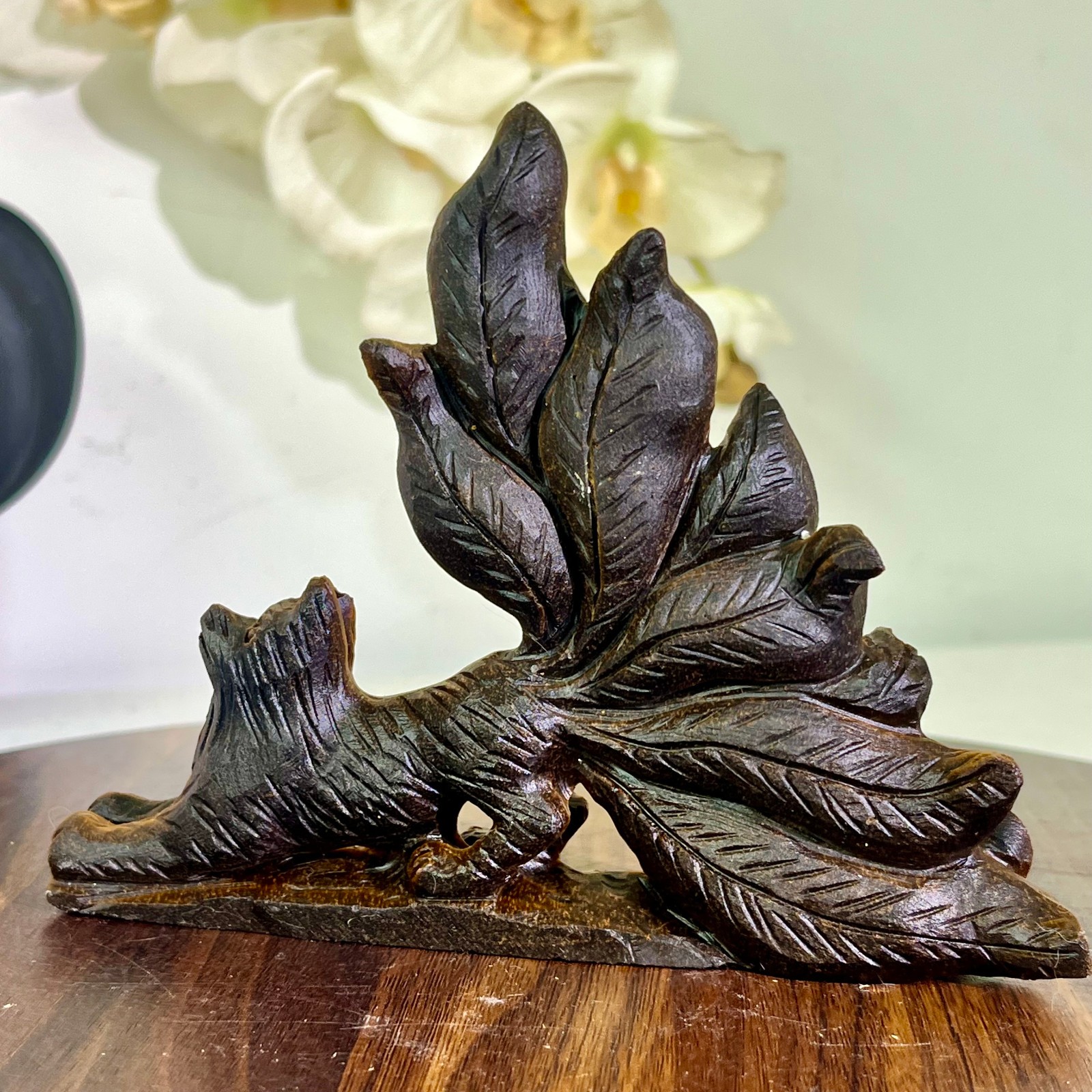 320G Natural tiger eye stone products, handmade carved and polished spiritual j