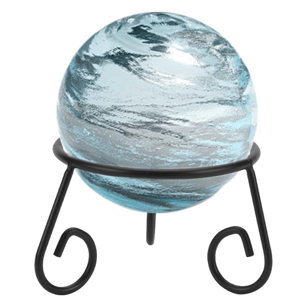 Christmas Crystal Ball Display Stand Black Sphere Holder Wrought Iron Ball Stand