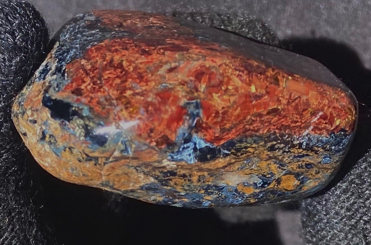 Pietersite Beautiful Large Flaming Polished 65 Grams or 855 Catats Africa