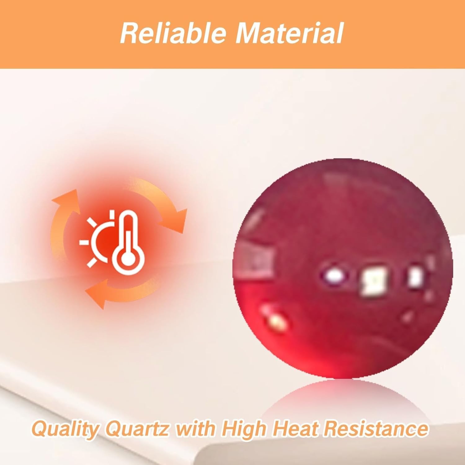 6mm Color Mixing Quartz Beads – Pack of 10 UV Reactive Craft Essentials