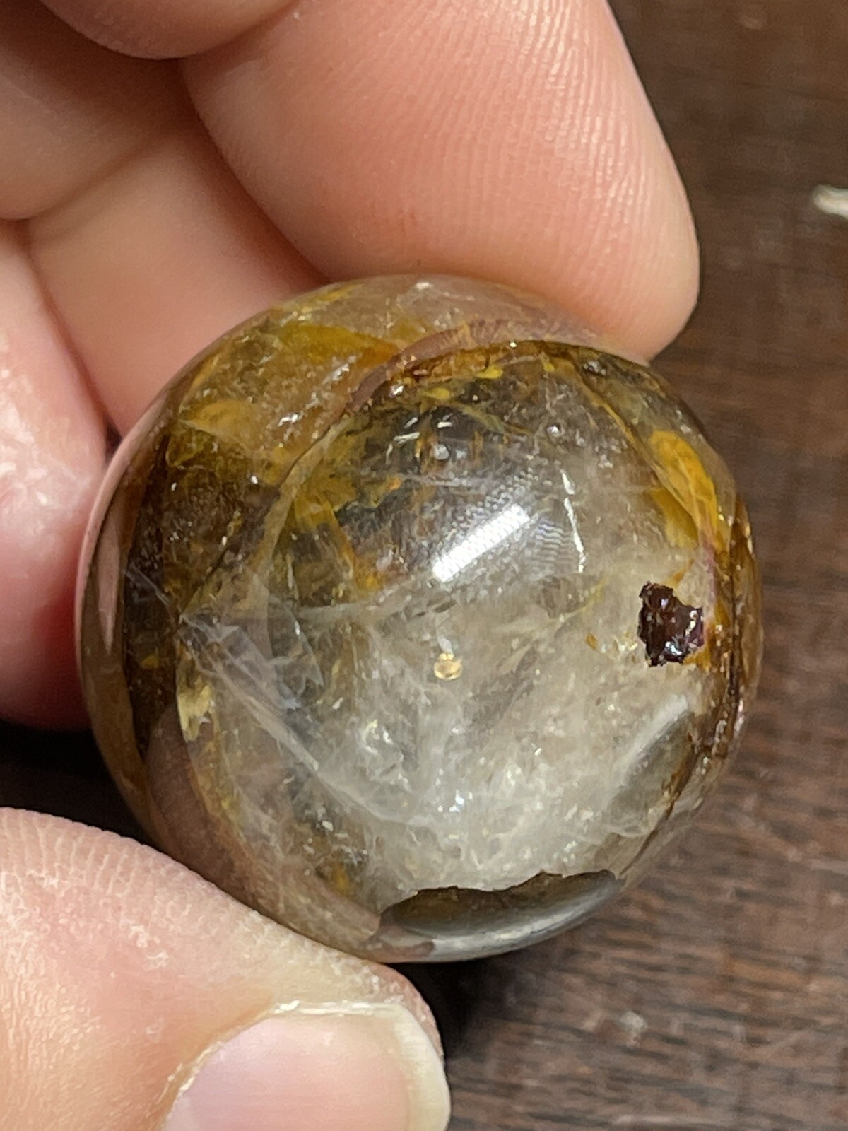 Golden Healer Mini Sphere Ball Orb Marble 26.5mm 23g