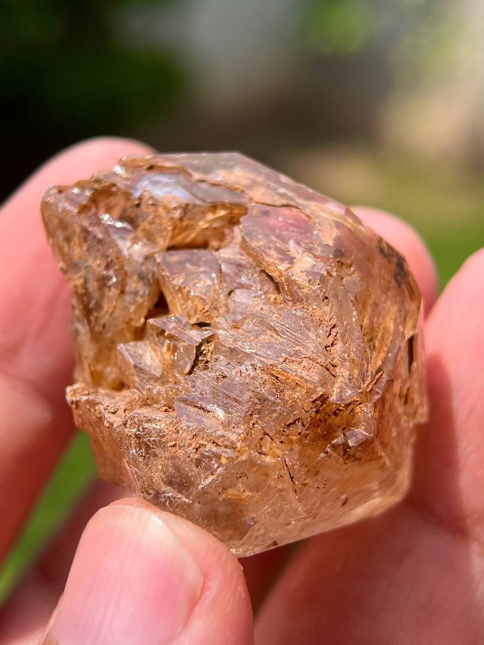 25 Grams Superb Fully Natural Clay Included Window / Fenster Quartz Crystal