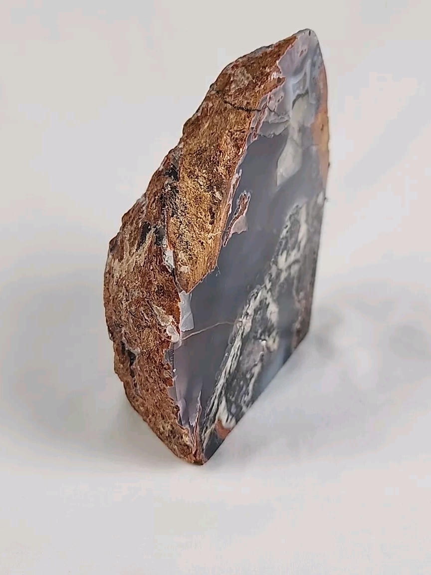 Agate Rock Paperweight Cut Polished Slice 5.25″ Height 1.41 Kg