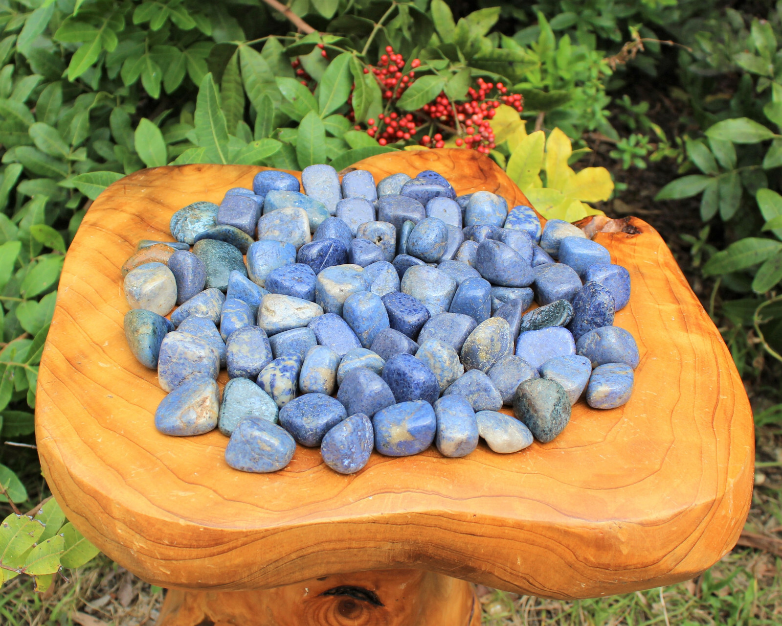 Wholesale Bulk 1/2 lb lot Dumortierite Tumbled Stones Crystal Healing Gemstone