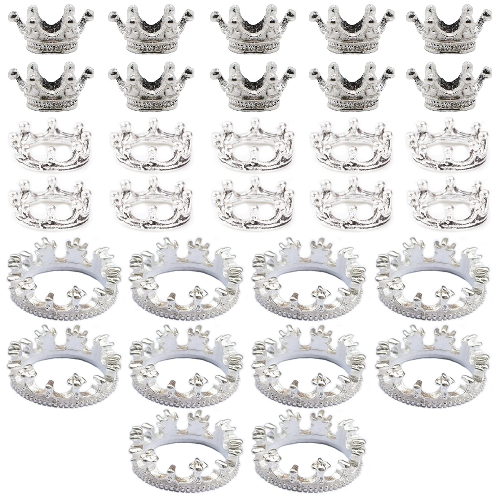 30Pcs Metal Crystal Sphere Display Stand, Mini Crystal Ball Stand for Sphere,…