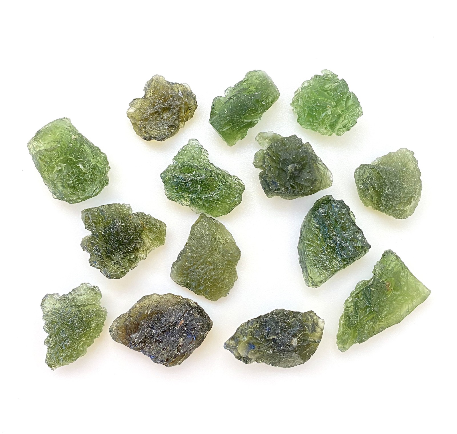Raw Moldavite Crystal, Natural Moldavite Stone from Czech Republic