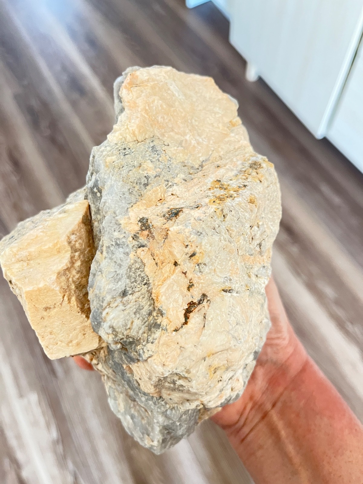 Natural Pegmatite Quartz Feldspar Specimen Raw Rock Morongo Valley CA 5.13 lbs