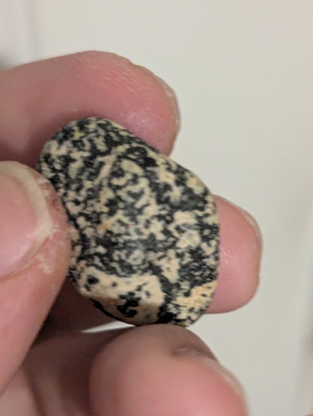 Black & Beige Colored Stone