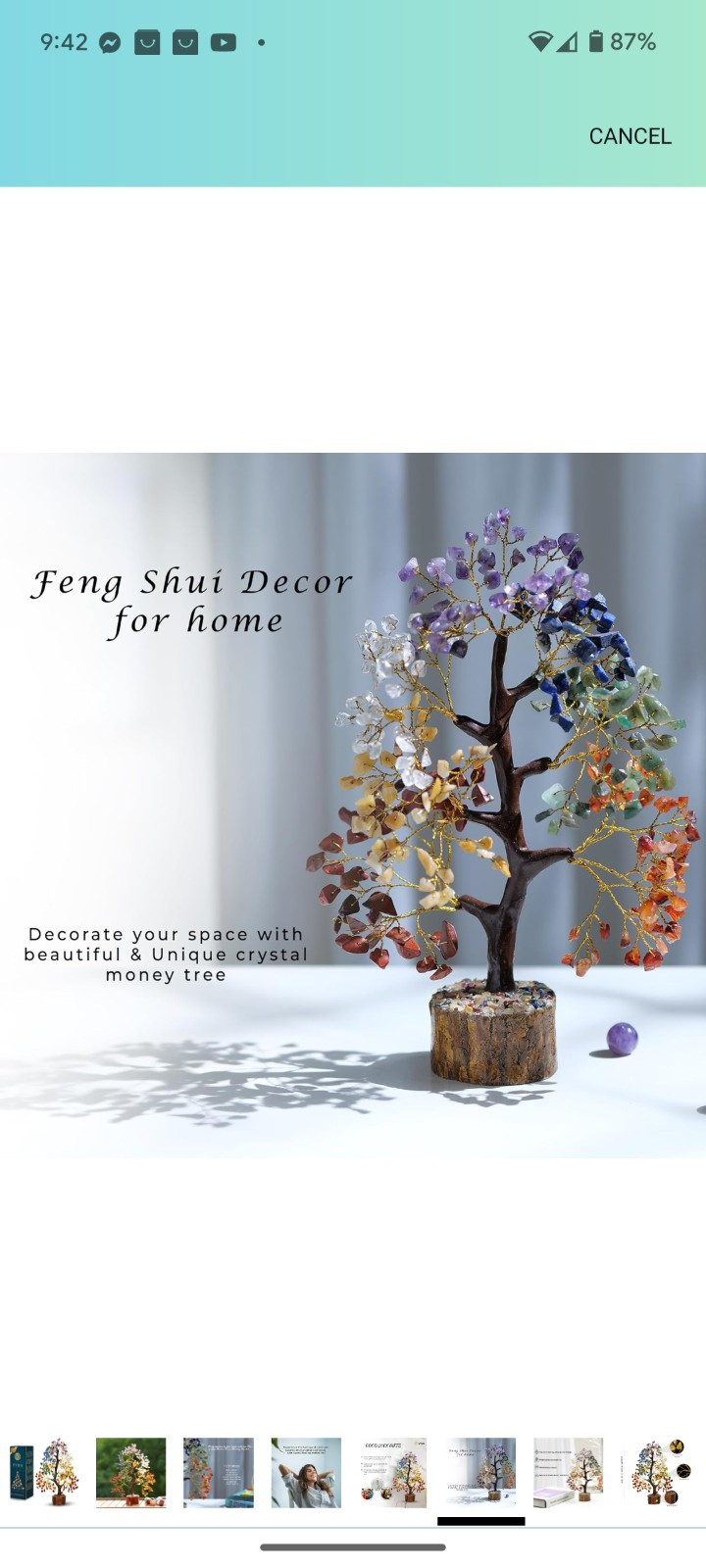 PYOR 7 Chakra Tree of Life Crystals Gifts for Women Crystal Tree Money Tree C…