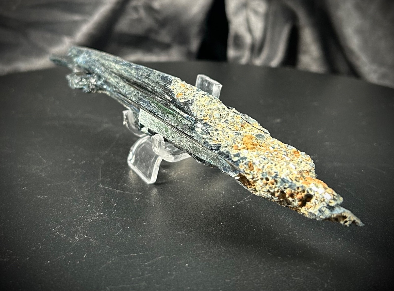 6″ Rare Vivianite Specimen With Acrylic Stand 2.6oz