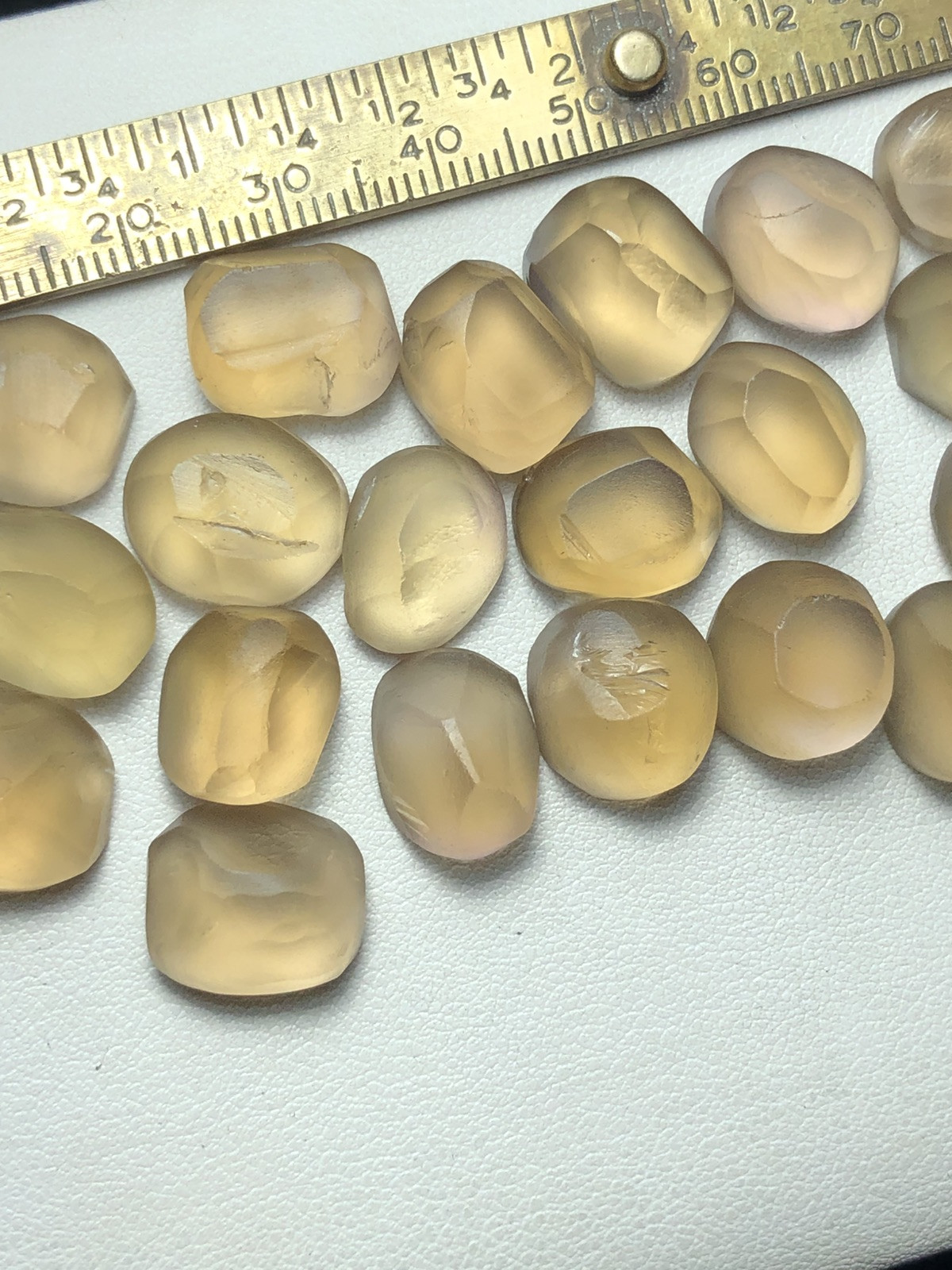 35Gram/ 20 Pieces / Beautiful Parfait Preformed Citrine Ready For Fancy Cutting