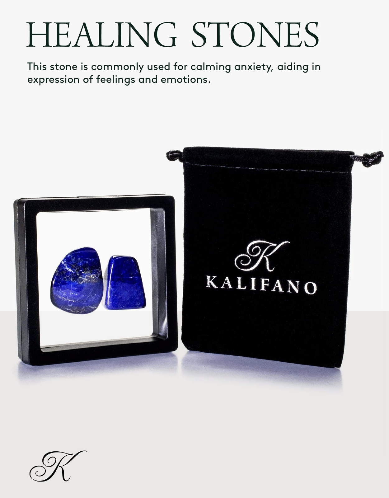 Tumbled Lapis Lazuli Bundle – AAA+ Jewelry Grade Reiki Crystal Used for Calmi…