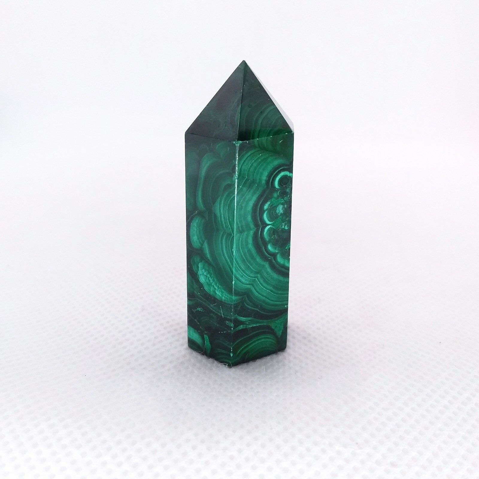 Malachite, 1 7/8″, point, tower, specimen, display, gemstone, #R-2806